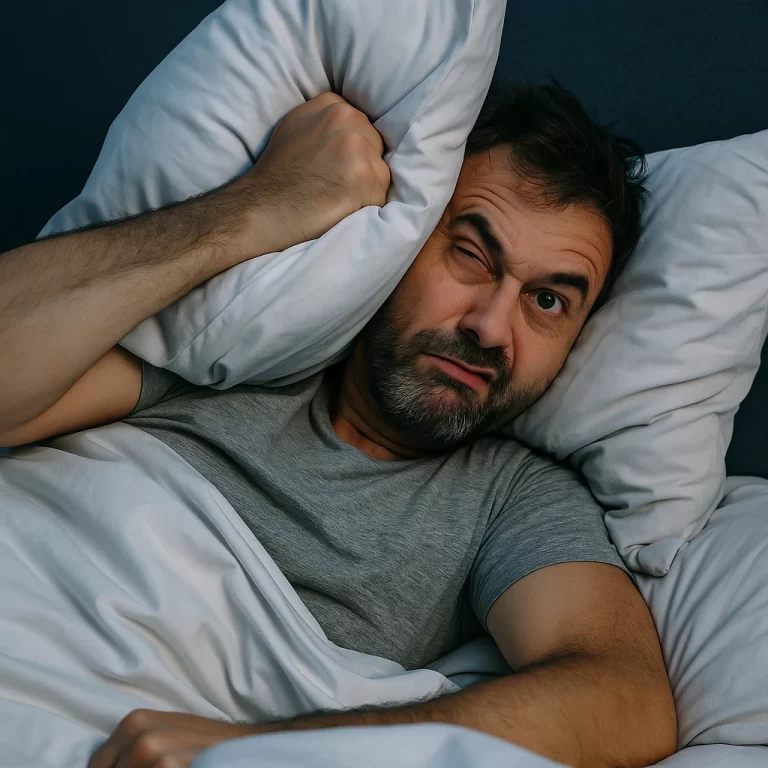 Man can't sleep